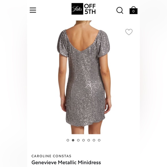 Genevieve Metallic Minidress - Picture 3 of 5